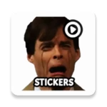 memes stickers wastickerapps android application logo